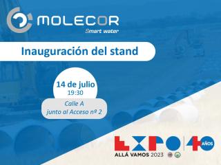 Molecor Paraná inaugura su stand en la 40 Exposición de Mariano Roque Alonso